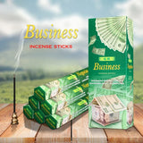 GR Business incense sticks packaging with a scenic background
