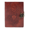 Moon Goddess Leather Journal with Latch Closure