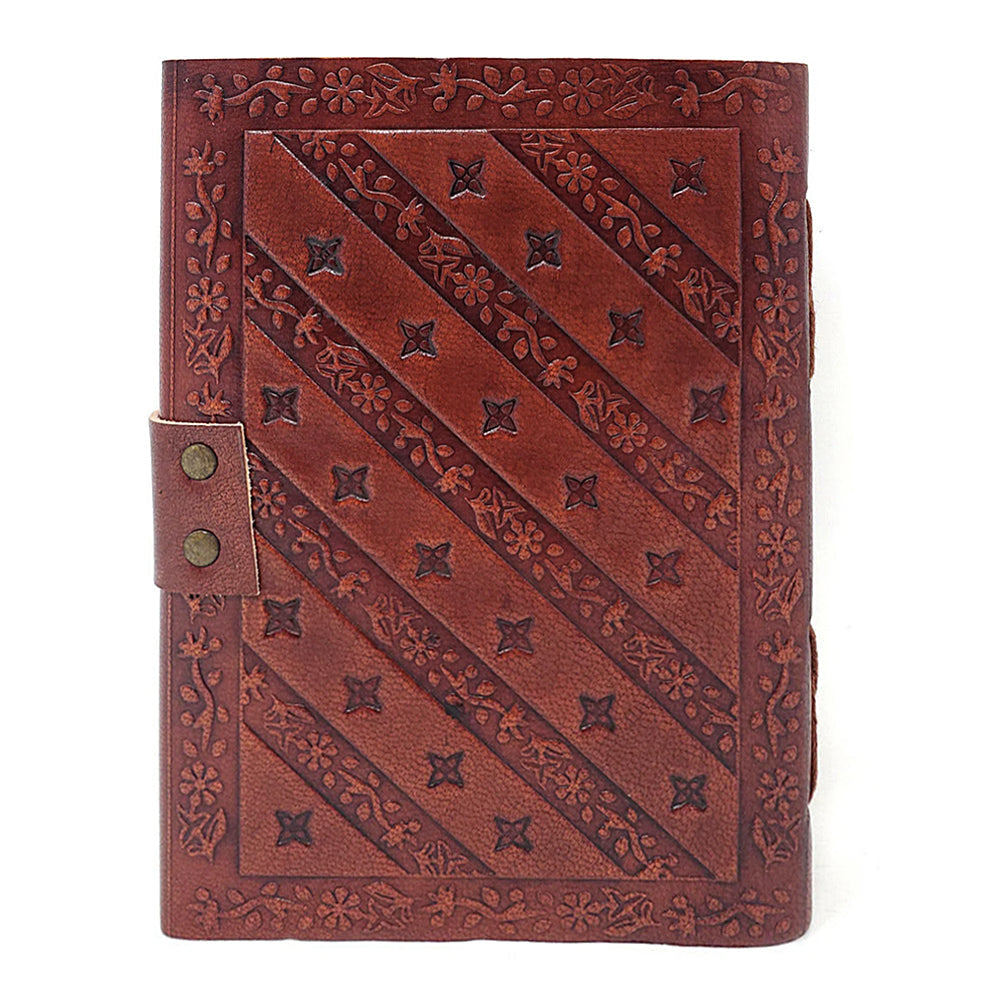 Moon Goddess Leather Journal with Latch Closure