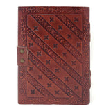 Moon Goddess Leather Journal with Latch Closure