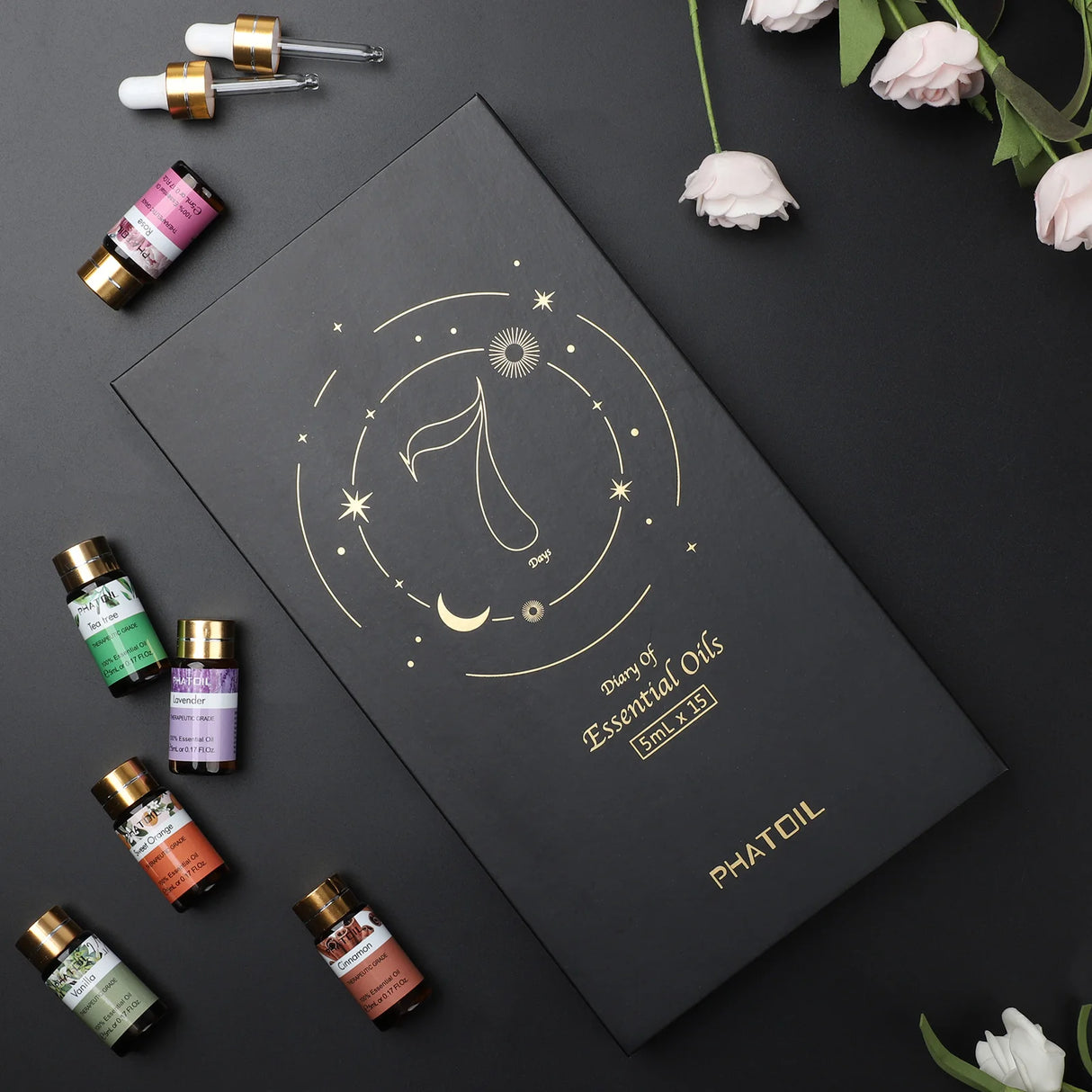 PHATOIL 15pcs Natural Essential Oils Gift Set for any occasion