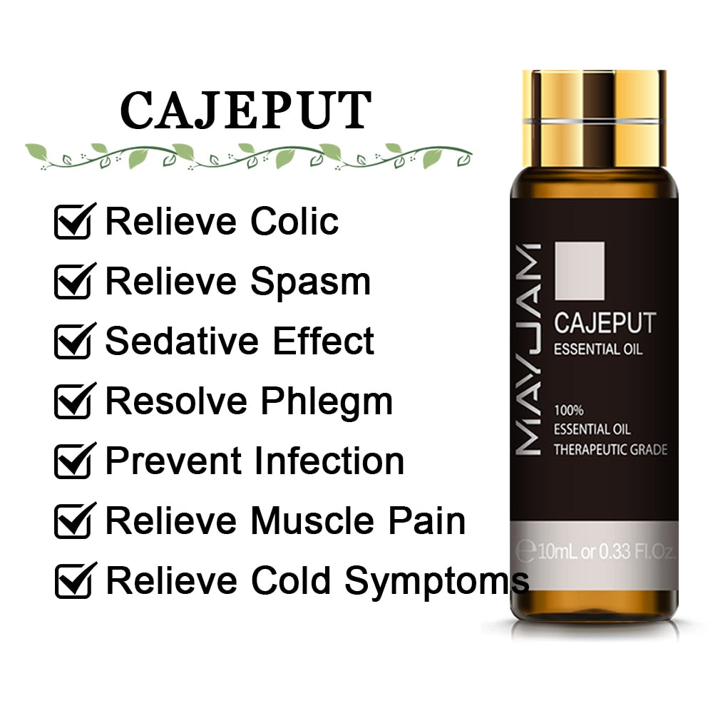 10ML Pure Essential Oil – Lavender, Eucalyptus, Rose & More