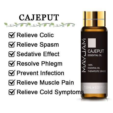 Huile essentielle pure 10 ml – Lavande, eucalyptus, rose et plus