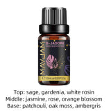 MAYUJAM D-JADORE fragrance oil bottle with label on a white background