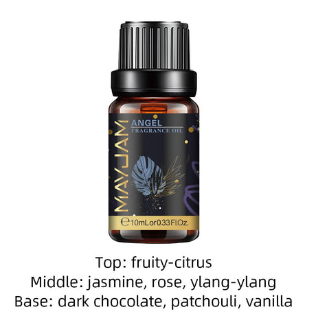 Mayuan Angel fragrance oil bottle with label on a white background