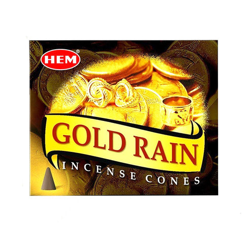 HEM Gold Rain Incense Cones