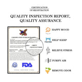 Certification of Registration with icons and text on a white background