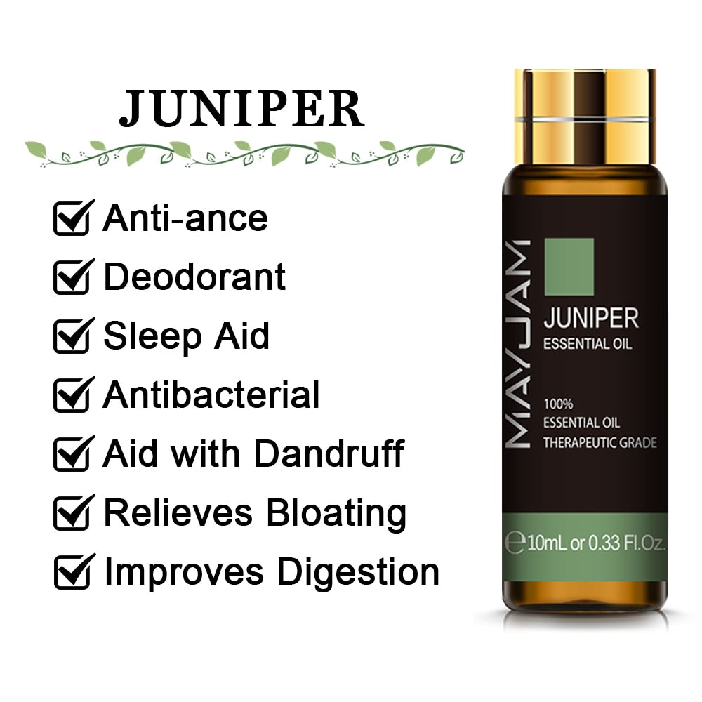10ML Pure Essential Oil – Lavender, Eucalyptus, Rose & More