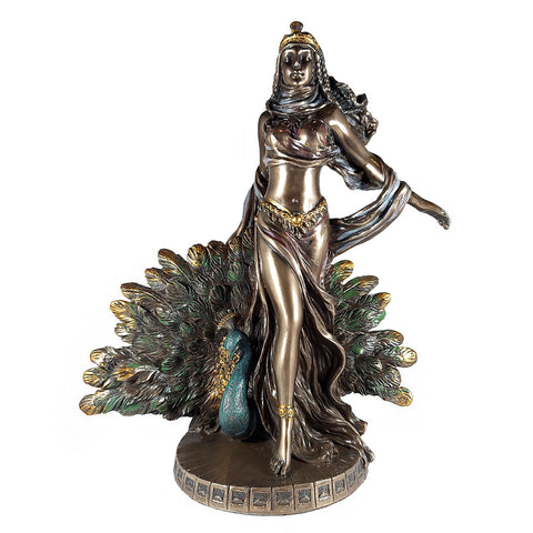 Greek Goddess Hera Bronzed Statue