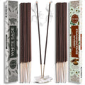 White Sage and Frankincense Myrrh Incense Sticks Combo packaging