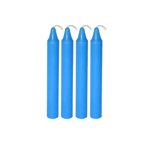 Mini Ritual Candle - Lt Blue (Set of 4)