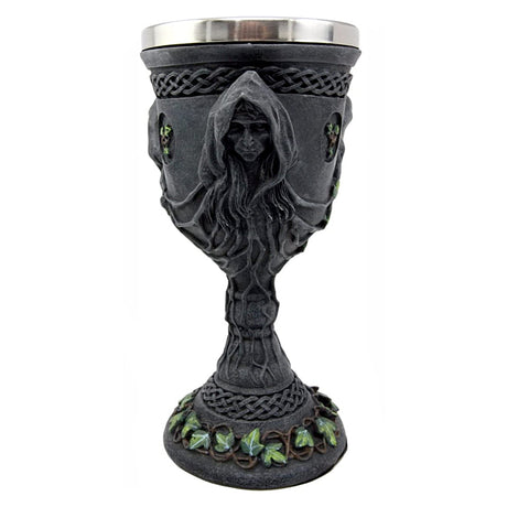 Mother Maiden Crone Goblet 8"