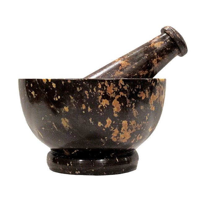 Mortar & Pestle - Dark Natural