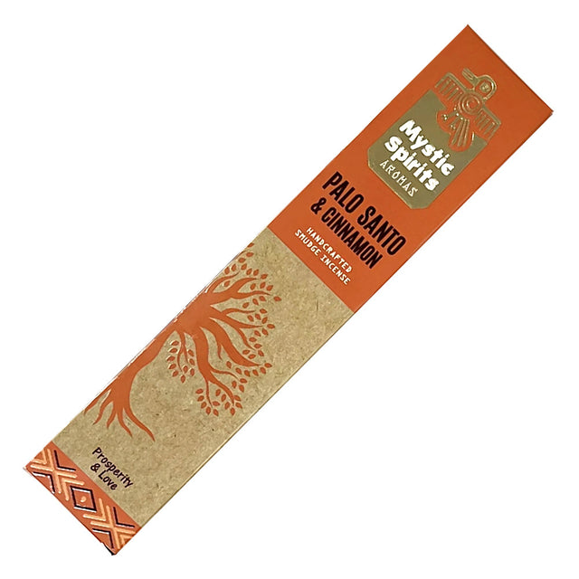 Mystic Spirits Aromas Handcrafted Smudge Incense Sticks - Palo Santo & Cinnamon