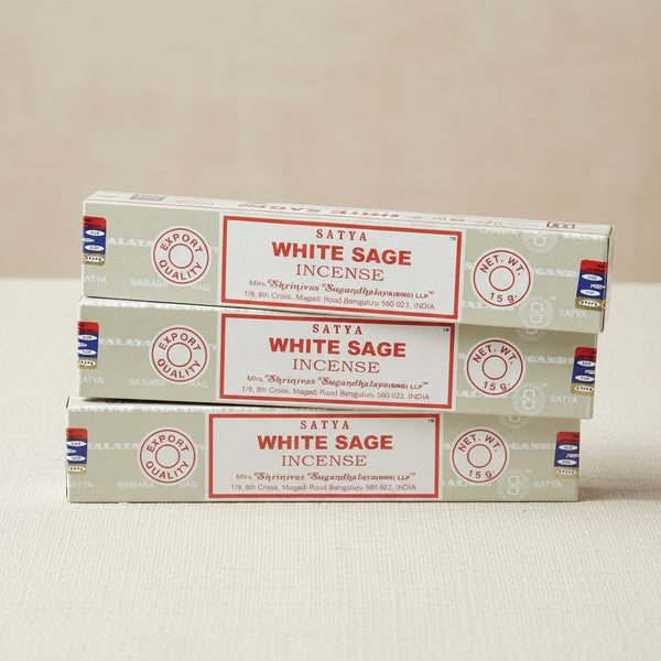 Nag Champa and White Sage Incense 3 Pack Set