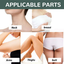 Illustrations of different body parts with labels on a white background
