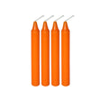 Mini Ritual Candle - Orange (Set of 4)