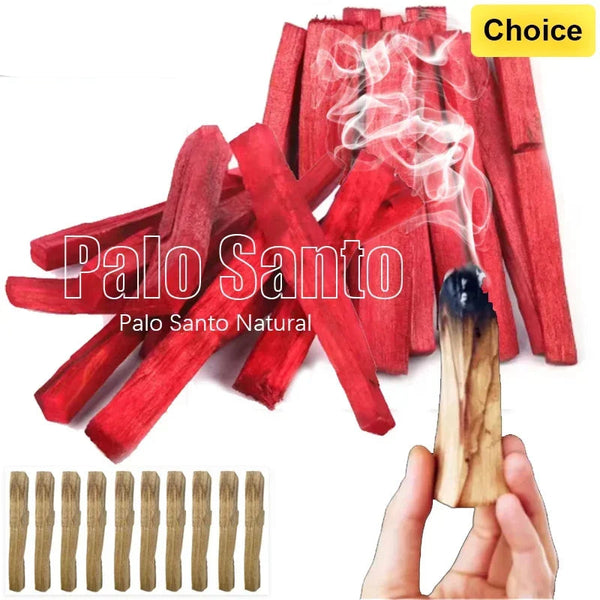 Natural Palo Santo Incense Sticks with smoke