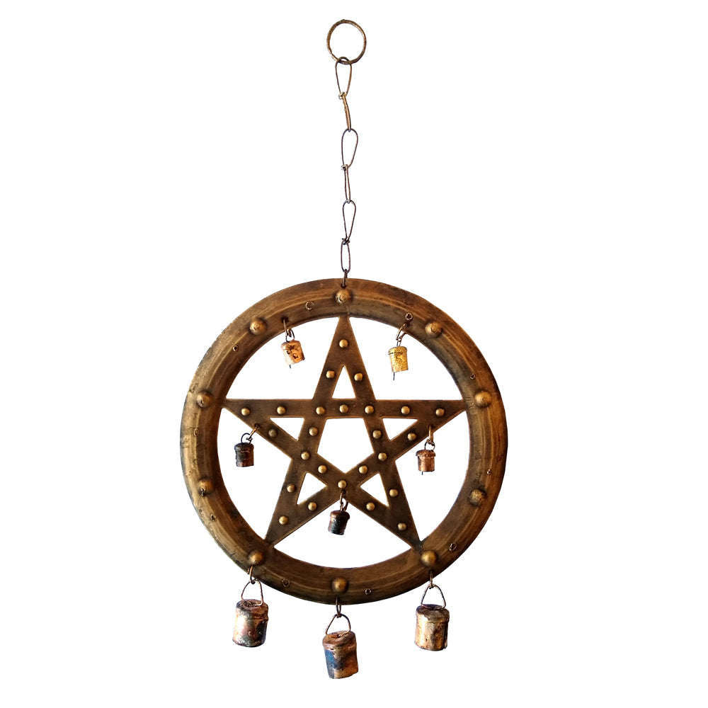 Pentacle Brass Windchime