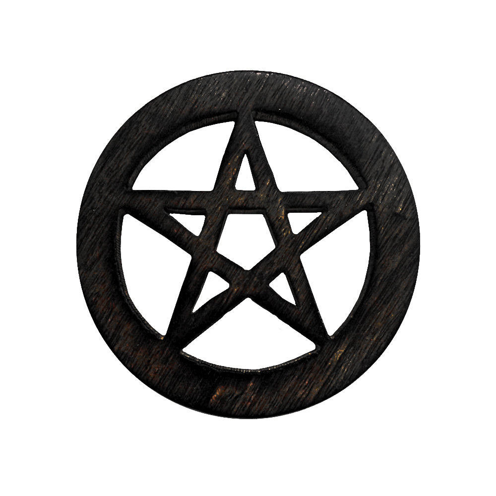 Pentacle Wood Altar Tile