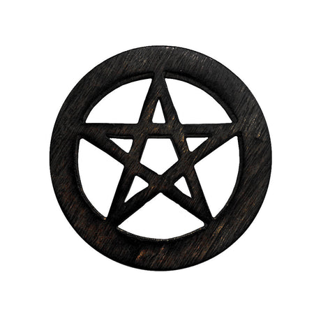 Pentacle Wood Altar Tile