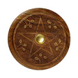 Pentacle Wooden Burner 5"