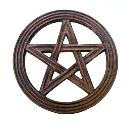Pentacle Wood Wall Plaque