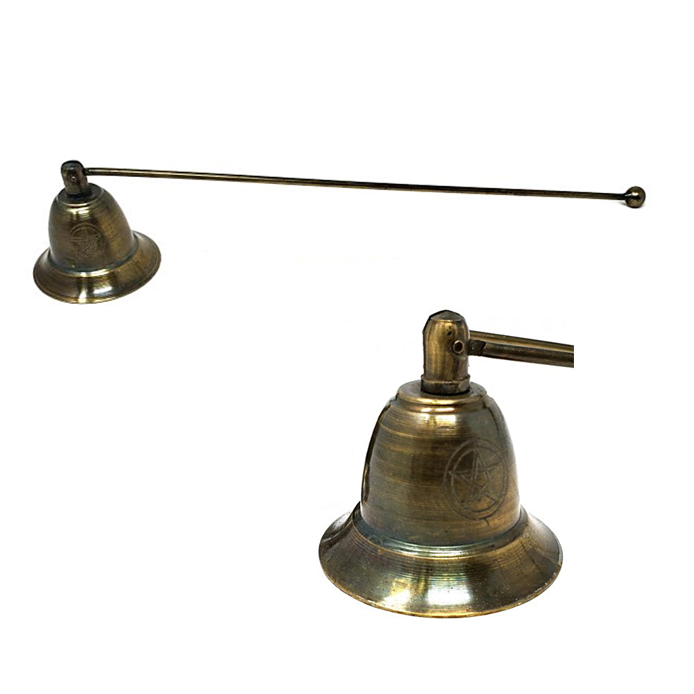 Pentacle Metal Candle Snuffer 10"