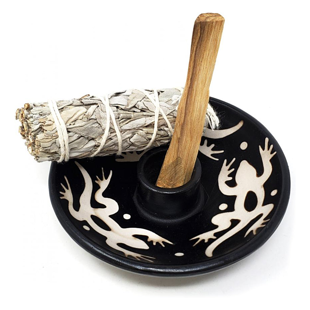 Peruvian Ceramic Gecko Bowl