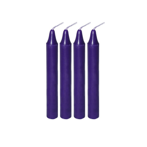 Mini Ritual Candle - Purple (Set of 4)