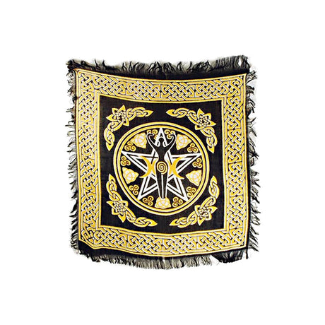 Pentacle Goddess Altar Cloth 18" x 18"