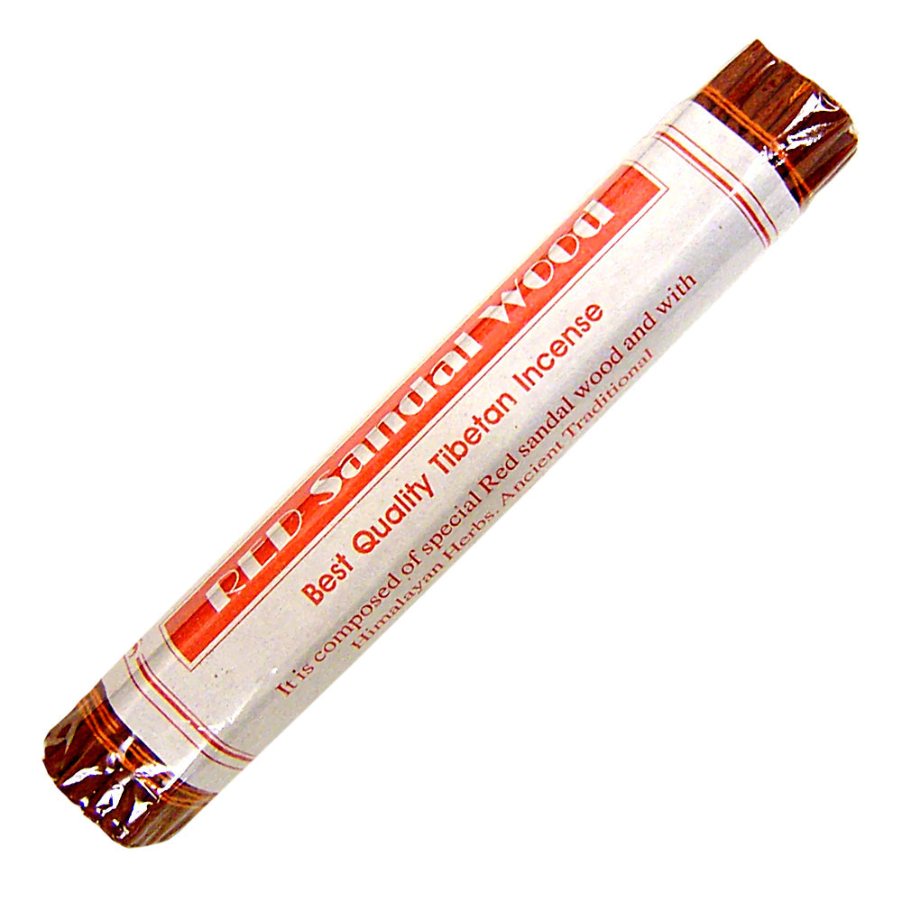 Tibetan Red Sandalwood Incense Sticks 8"