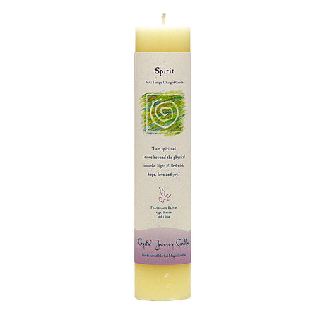 Reiki Herbal Pillar Candle Spirit