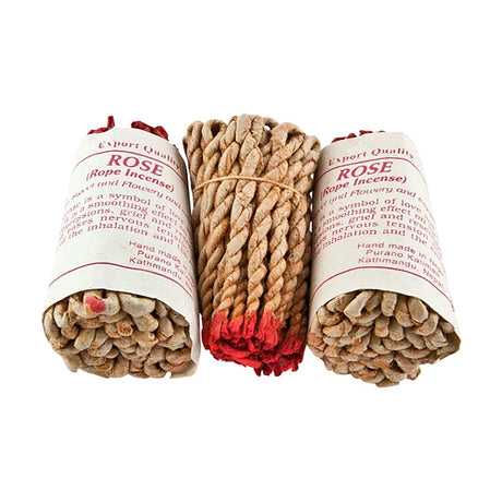 Rose Tibetan Rope Incense - 45 ropes