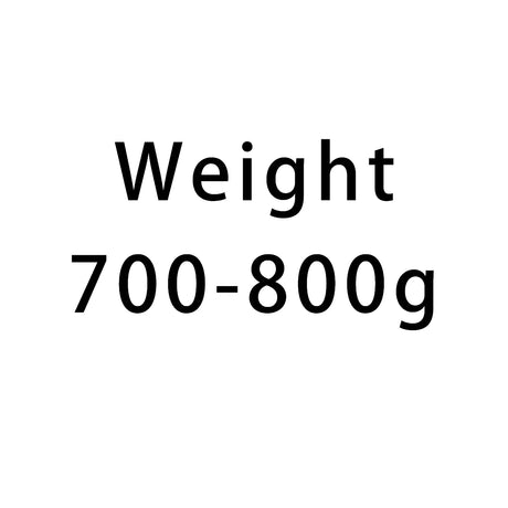 Text indicating weight range 700-800g on a white background