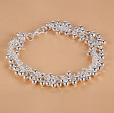 925 Sterling Silver Heart Chain Bracelet