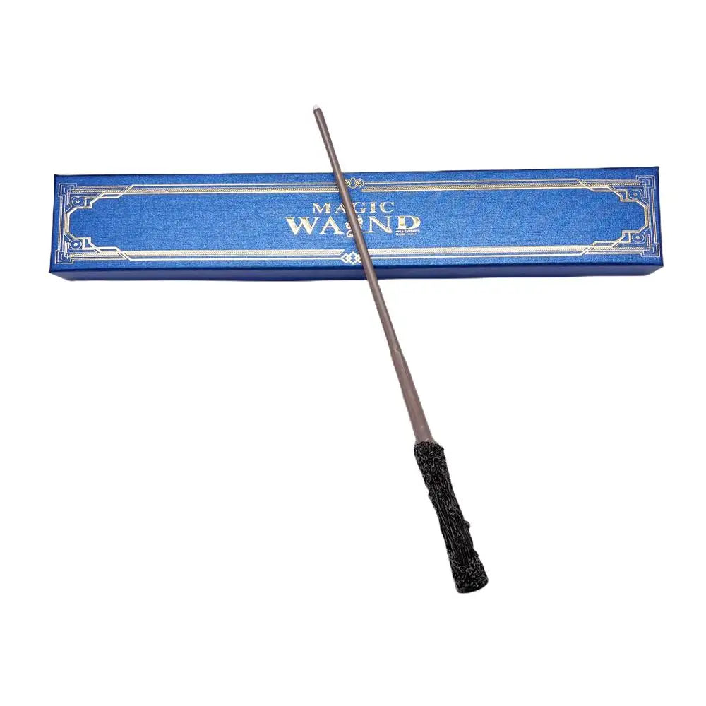 Magic wand with blue box on a white background