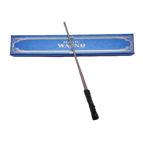 Magic wand with blue box on a white background
