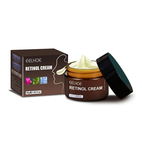 Eelhoe Retinol Cream jar and packaging on a white background