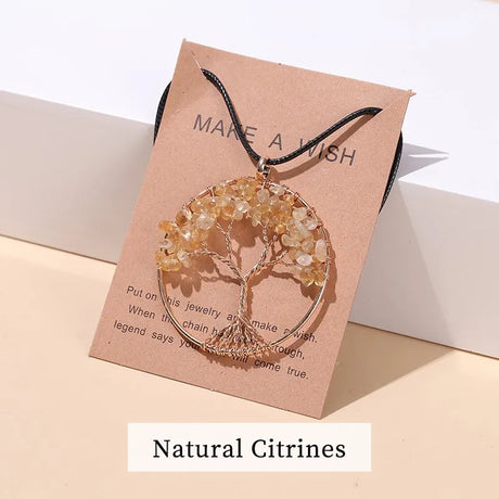 7-Chakra Tree of Life Pendant