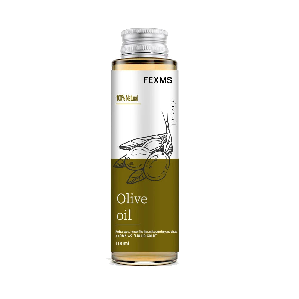 FEXMS olive oil bottle on a white background