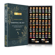 MayJam essential oil set with 35 bottles in a decorative box on a white background