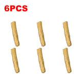 Six wooden sticks on a white background with '6PCS' in red text above.