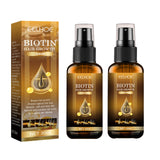 Eelhoe Biotin Hair Growth Serum packaging and two bottles on a white background
