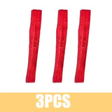 Three red dog chew toys on a white background with '3PCS' text at the bottom.