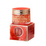 Red jar and box with 'KUGE' branding on a white background