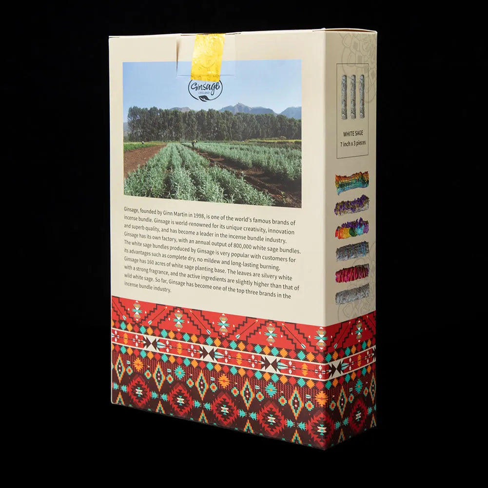 Garguilo brand packaging with a field image and colorful design on a black background