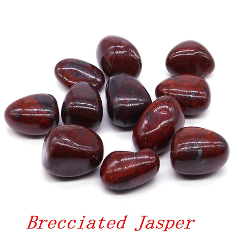 Brecciated Jasper stones collection.
