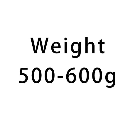 Text indicating weight range 500-600g on a white background