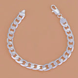 925 Sterling Silver Heart Chain Bracelet